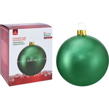 Kerstbal Opblaasbaar Dia 65Cm Groen